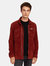 Shilo Wrinkled Suede Shirt Jacket - Red Clay