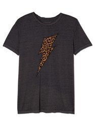 Short Sleeve Crewneck Cheetah Bolt T-Shirt