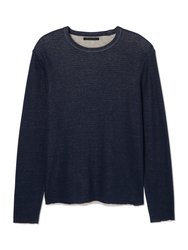 Stamford Long Sleeve Reversible Double Knit Crew