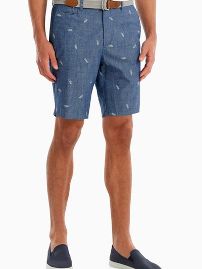 JOHNNIE-O Men's Hula Garment Dyed Shorts In Chambray product