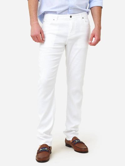 JOHNNIE-O Men's Lino 5-Pocket Chino Pant In White product