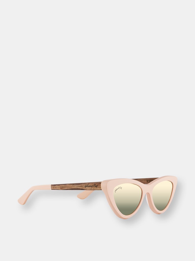 Vista - Nude | Black Walnut | Pink Reflect Polarized