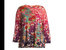 Adalena Kimono Sleeve Tee Multi Long Sleeve T-Shirt - Multicolor