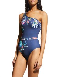 Bloom One Shoulder One Piece Swimsuit