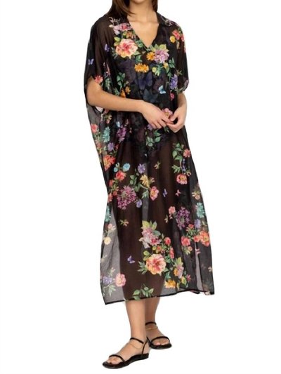 Johnny Was Butterfly Collared Kaftan Coverup product