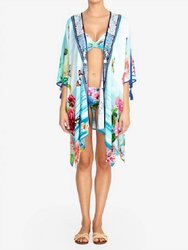 Costa Azul Short Kimono Cover Up - Multi