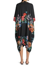 Flower Arch Midi-Length Kimono