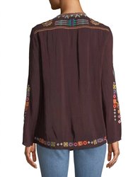 Free Spirit Embroidered Georgette Blouse