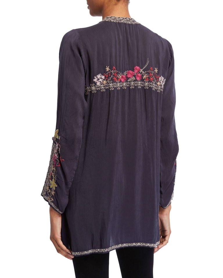 Lilianna Loose Fit Embroidered Tunic