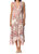 Women Aztec Vanessa V-Neckline Asymmetrical Dress - Multicolor