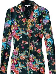 Women Sognatore Neros Long Sleeve Sleepwear Shirt - Multicolor