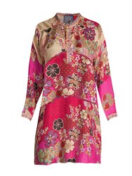 Women Yama Jasmine Silk Slip Dress - Multicolor