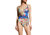 Women's Braided Wrap One Piece Multi Color Swimsuit - Multicolor