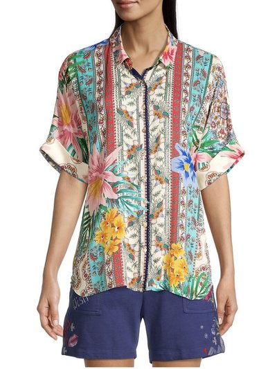 Johnny Was Women's Clover Button Down Shirt product