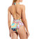 Women's Japer Plunge 1 Piece Multi Color Swimsuit