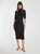 Bryella Mock Neck Knit Midi Dress