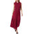 Cantralla Maxi Cotton Dress - Beet Red
