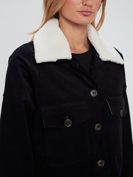 Draper Oversized Sherpa Collar Coat