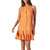 Hayden Cotton Mini Dress - Amber Glow