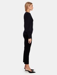 Ronita Rib Blouson Sleeve Sweater