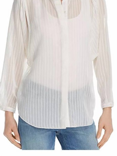 Joie Women Rashelda Striped Sheer Top Blouse product