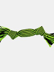 Jolly Pets Knot-N-Chew Rope Dog Toy - Green/Black