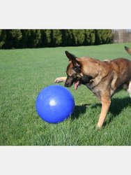 Jolly Pets Push-N-Play Dog Ball (Blue) (10in)