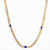 Dawson Curb Chain Necklace - Blue