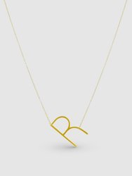 Gold Initial Necklaces