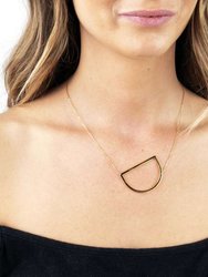Gold Initial Necklaces - A