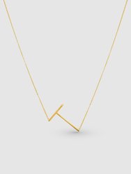 Gold Initial Necklaces