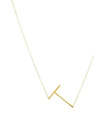 Gold Initial Necklaces