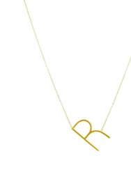 Gold Initial Necklaces