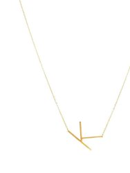 Gold Initial Necklaces