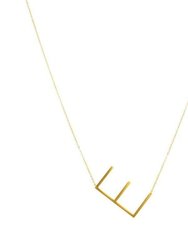 Gold Initial Necklaces