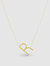 Gold Initial Necklaces