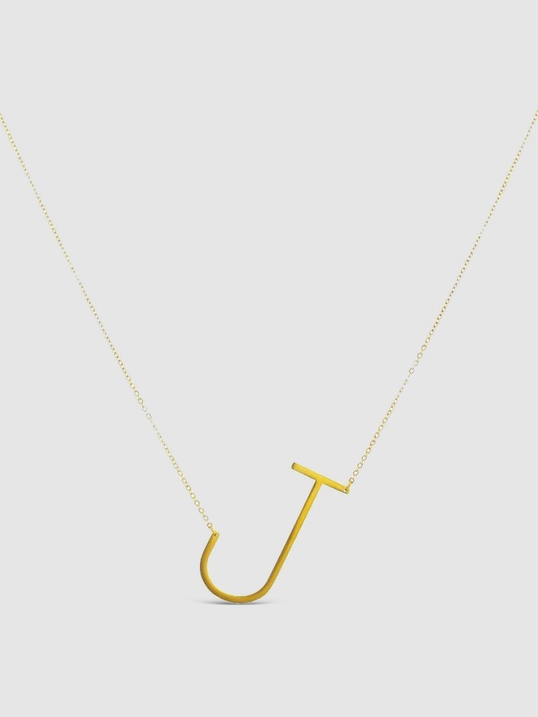 Gold Initial Necklaces