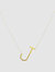 Gold Initial Necklaces