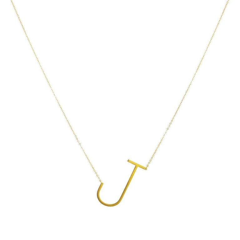 Gold Initial Necklaces