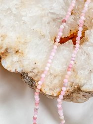 Grace Beaded Necklace - Pink