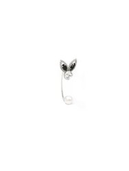 Abby Ear Cuff - Rhodium