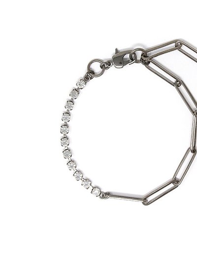 Joomi Lim Asymmetrical Chain & Crystal Anklet product