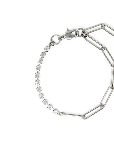 Joomi Lim Asymmetrical Chain & Crystal Anklet product