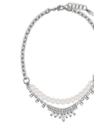 Bloom Necklace - Rhodium