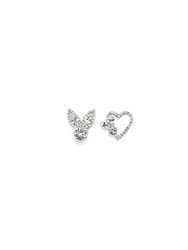 Claire Earrings - Rhodium