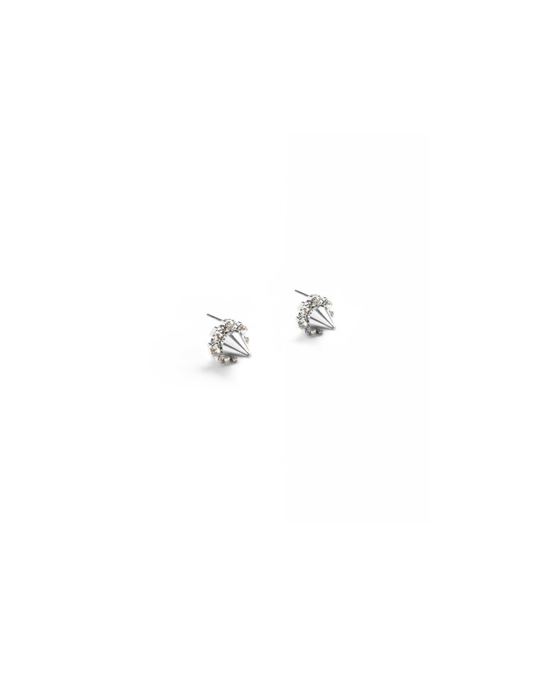 Flash Studs - Rhodium