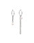 Fling Earrings - Rhodium