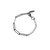 Jaden Bracelet - Ruthenium