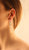 Mini Hoop Earrings w/ Pearl Drops