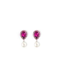 Princess Earrings - Rhodium